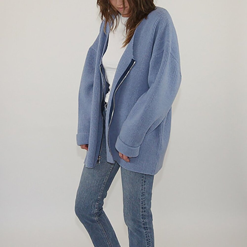~ISO~ OG James Street Co Oversized Zip Cardigan